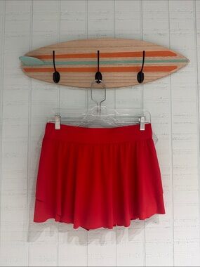 NWOT Red Women's Active Skort